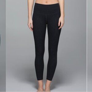 Lululemon High Times Pant *Full-On Luon Desert Snake Deep Coal Black